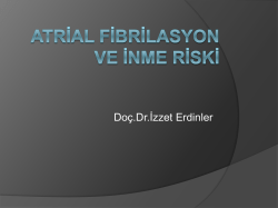 İzzet Erdinler - 4. atriyal fibrilasyon zirvesi 2015