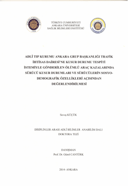 Adli Tıp Kurumu Ankara Grup Başkanlığı Trafik İhtisas Dairesi