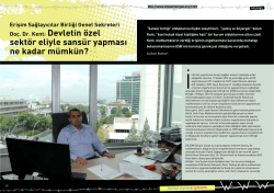 Devletin &ouml;zel sekt&ouml;r eliyle sans&uuml;r yapması ne kadar