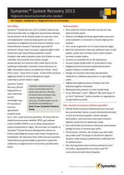 Symantec - Data Sheet