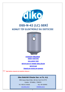 DSS-N Serisi 42 cm Çap