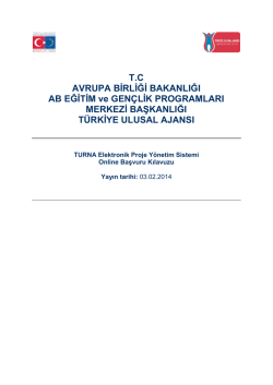 Online Başvuru Kılavuzu