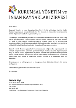 KURUMSAL Y&Ouml;NETİM ve İNSAN KAYNAKLARI ZİRVESİ
