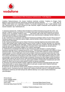 tıklayın. - Vodafone