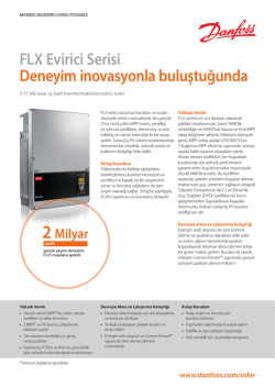 Danfoss FLX Broş&uuml;r