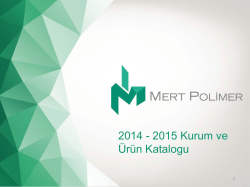 Tanıtım Kataloğumuz - Mert Polimer | Anasayfa