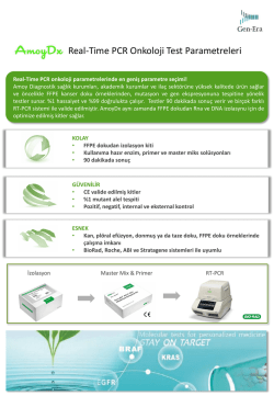 AmoyDx Onkoloji Parametre Listesi