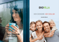 Eko-Villa Kataloğu