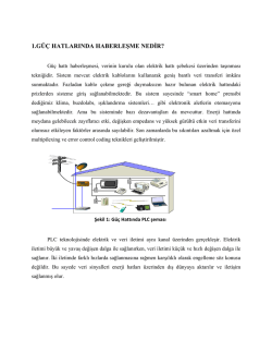 1.g&uuml;&ccedil; hatlarında haberleşme nedir?