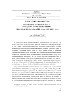 Tam Metin /Full Text - Muş Alparslan &Uuml;niversitesi