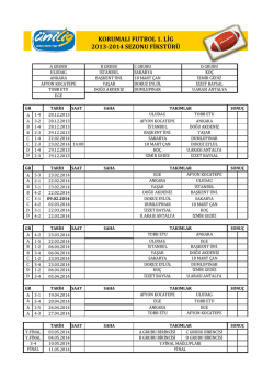 korumalı futbol 1. lig 2013