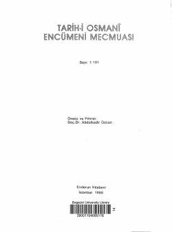 TARİH İ &Ouml;SM&Acirc;N&Icirc; ENC&Uuml;MENİ MiCiV&icirc;UAS