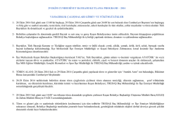 29 Ekim Cumhuriyet Bayramı 91.Yıl Kutlama T&ouml;ren ve G&ouml;steri