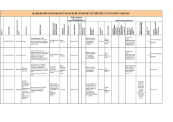 hakkari defterdarlığı muhasebe m&uuml;d&uuml;rl&uuml;ğ&uuml; hizmet envanteri tablosu