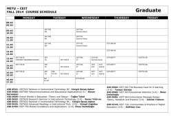 Graduate - Computer Education And Instructional Technology