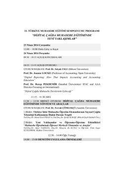 dijital &ccedil;ağda muhasebe eğitiminde yeni yaklaşımlar