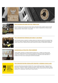 E-B&uuml;lten / Haziran 2014