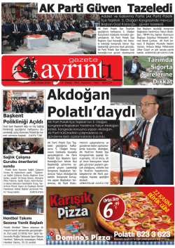 17 Kasım 2014 Pazartesi - Polatlı Gazete Ayrıntı
