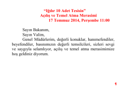 Iğdır 10 Adet Tesisin - Devlet Su İşleri Genel M&uuml;d&uuml;rl&uuml;ğ&uuml;