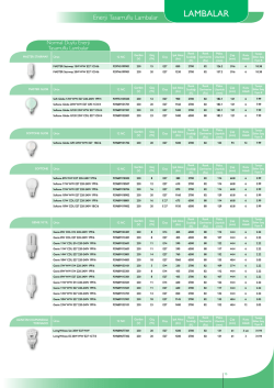 g&uuml;ncel fiyat listesi