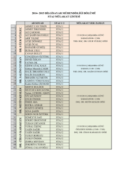 DR. M E T İN KE SLE R DR. CİH AN KARA KUZ U 2014