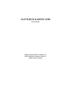 alevilikte kadının yeri - Şahkulu Sultan Dergahı