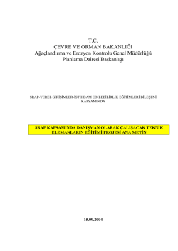 2004-SRAP-200 Kişilik Eğitim Projesi