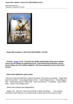 Sniper Elite 3 Update v1.08 Incl DLC