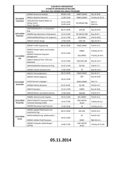 ektedir. - CU Department of Automotive Engineering