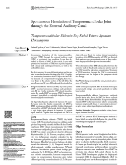 Tam Metin (PDF) - Turkish Archives of Otolaryngology