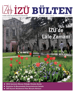 Mart 2014 b&uuml;lteni - İstanbul Sabahattin Zaim &Uuml;niversitesi