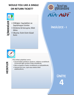 İNGİLİZCE 4
