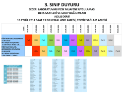 3. sınıf duyuru beceri laboratuvarı fizik muayene uygulaması ders
