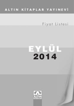 EYL&Uuml;L 2014 - Altın Kitaplar
