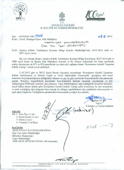 e - Manavgat Kaymakamlığı