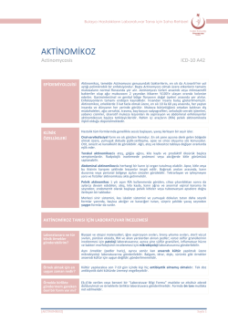 Aktinomikoz