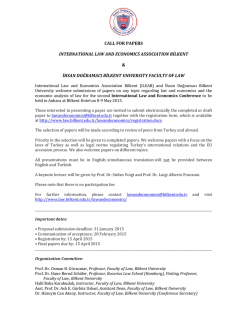call for papers ınternatıonal law and economıcs
