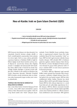 Neo el-Kaide: Irak ve Şam İslam Devleti (IŞİD)