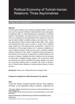 Political Economy of Turkish-Iranian Relations: Three