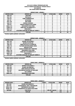 2014-2015 girişli &ouml;ğrenciler i&ccedil;in sağlık hizmetleri meslek y&uuml;ksek