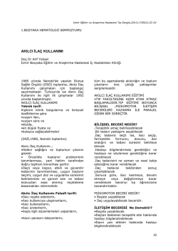 akılcı ila&ccedil; kullanımı - Bozyaka Eğitim ve Araştırma Hastanesi