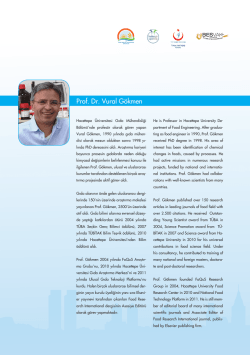 Prof. Dr. Vural G&ouml;kmen