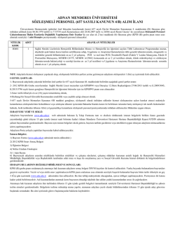 ADNAN MENDERES &Uuml;NİVERSİTESİ