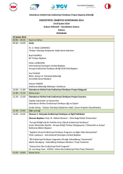 end&uuml;striyel simbiyoz konferansı 2014