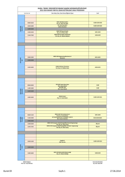 Burak ER Sayfa 1 27.06.2014 - Bursa Teknik &Uuml;niversitesi