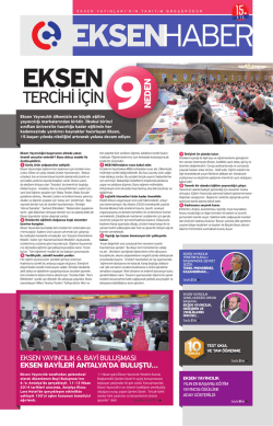 TERCIHI I&Ccedil;IN - Eksen Yayıncılık