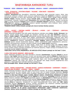 baştanbaşa karadeniz turu - ditib