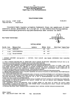 T.C. Eskişehir Osmangazi &Uuml;niversitesi D&ouml;ner Sermaye İşletmesi