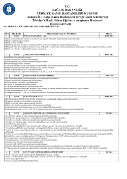 T.C. SAĞLIK BAKANLIĞI T&Uuml;RKİYE KAMU HASTANELERİ KURUMU