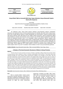 Tam metin - Full Article (PDF)... - Turkish Journal of Agricultural and